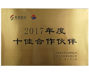 2017年度十佳合作伙伴